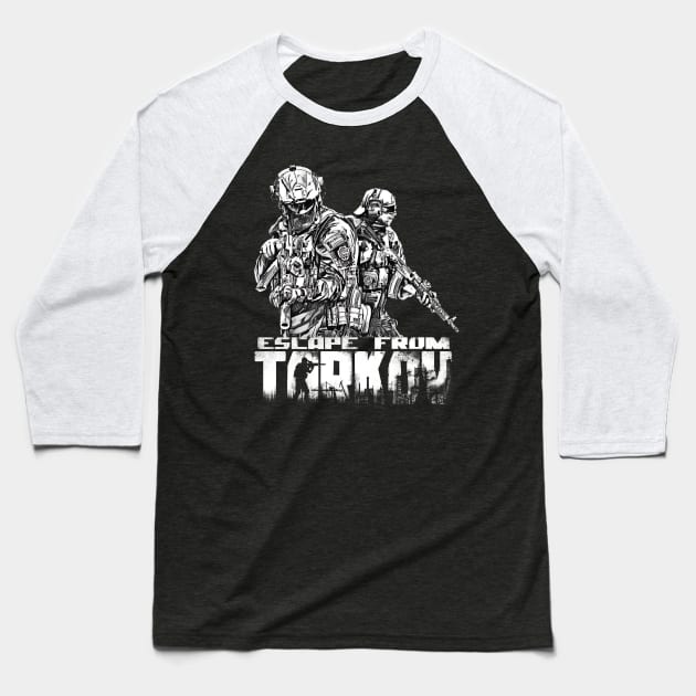 Escape From Tarkov Baseball T-Shirt by tortoiseman